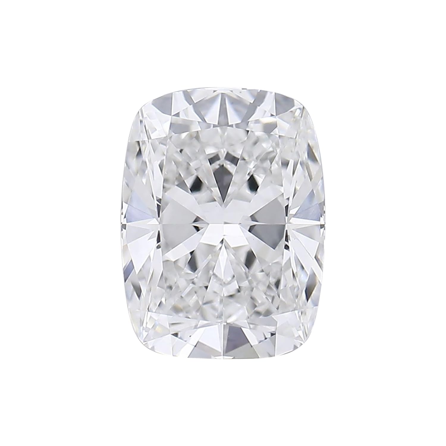 IGI Certified Lab Grown Loose Diamond, Cushion Cut, 2.5 Ct TW (D-E Color, VVS-VS Clarity) for Making Precious Fine Jewelry