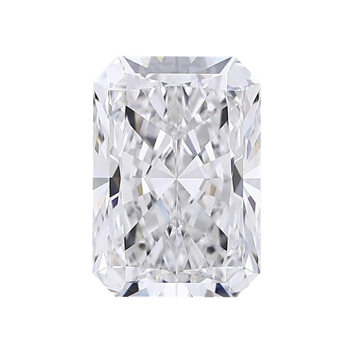IGI Certified Lab Grown Loose Diamond, Radiant Cut, 2.5 Ct TW (F-G Color, VVS-VS Clarity) for Making Precious Fine Jewelry
