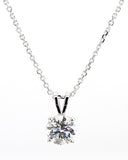 1 Carat Lab Grown Diamond Solitaire Pendant Necklace