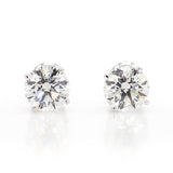 Buy 2 Carat Diamond Stud Earrings Online in USA | 14k Gold