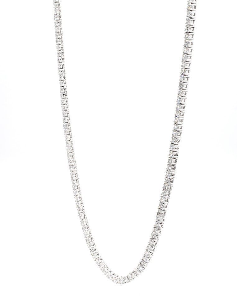 Lab Grown Diamond Tennis Necklace 5-20 Carat Tw.