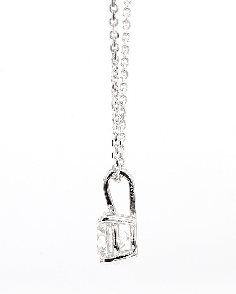 1 Carat Lab Grown Diamond Solitaire Pendant Necklace