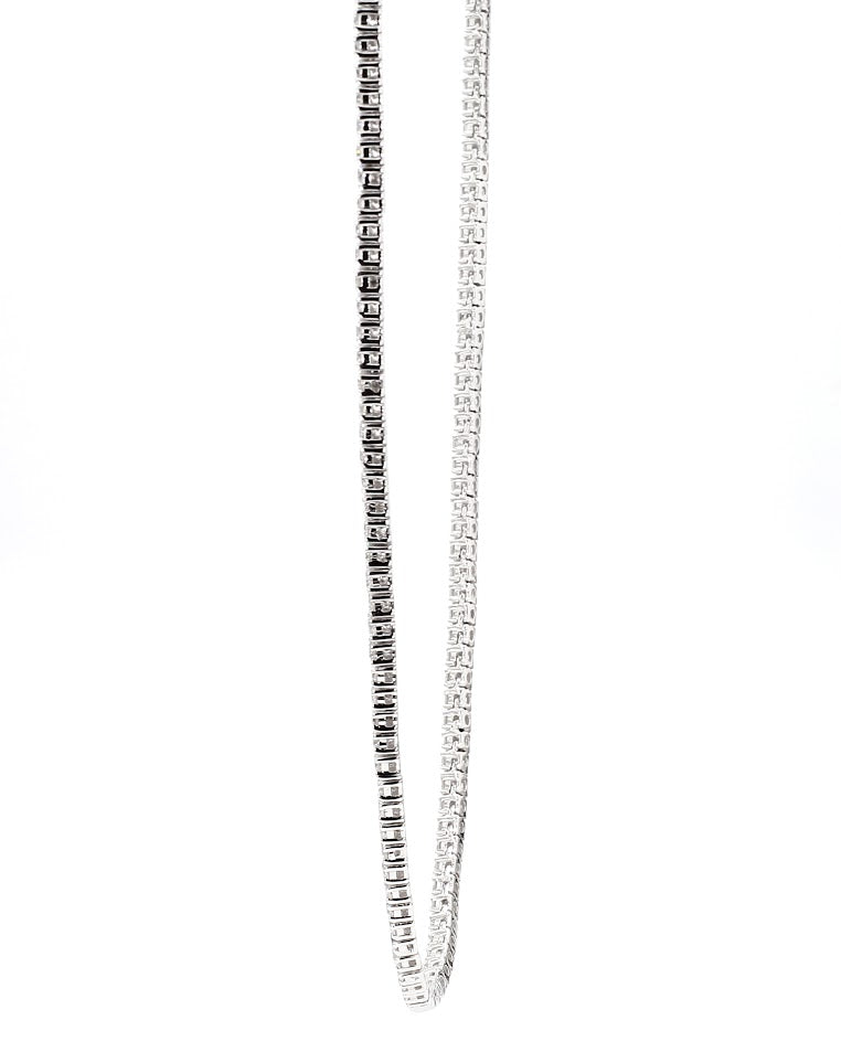 Lab Grown Diamond Tennis Necklace 5-20 Carat Tw.