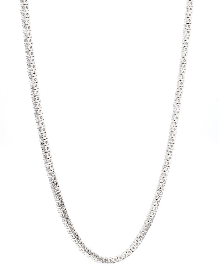 Lab Grown Diamond Tennis Necklace 5-20 Carat Tw.