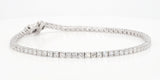 Round Shape Lab Grown Diamond Tennis Bracelet 1-10 Carat TW LW.