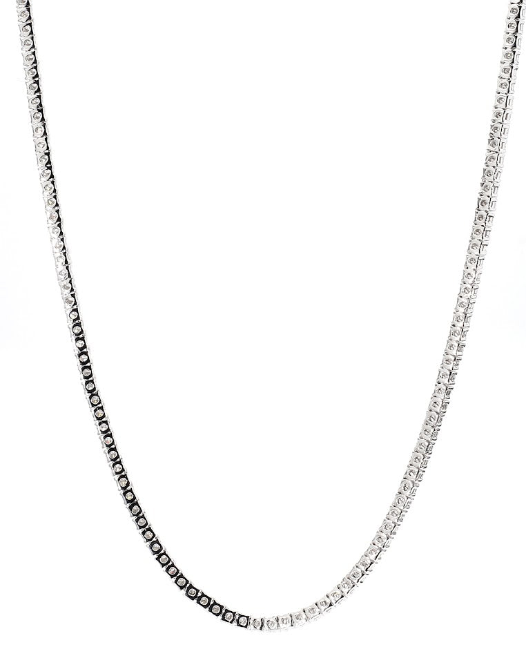 Lab Grown Diamond Tennis Necklace 5-20 Carat Tw.