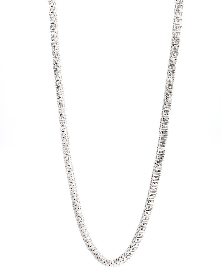 Lab Grown Diamond Tennis Necklace 5-20 Carat Tw.