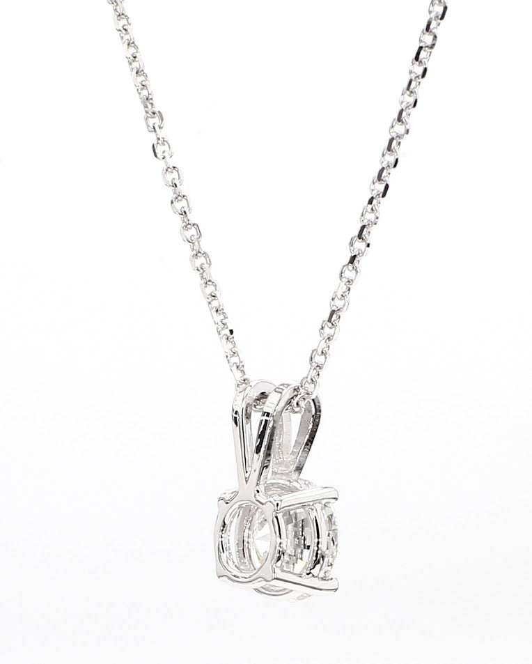 1 Carat Lab Grown Diamond Solitaire Pendant Necklace