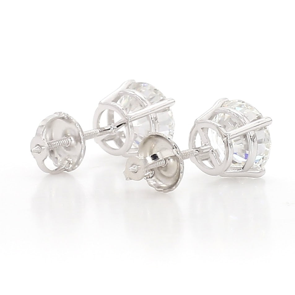 Buy 2 Carat Diamond Stud Earrings Online in USA | 14k Gold