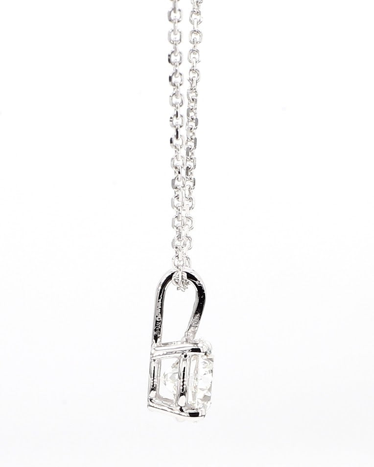 1 Carat Lab Grown Diamond Solitaire Pendant Necklace