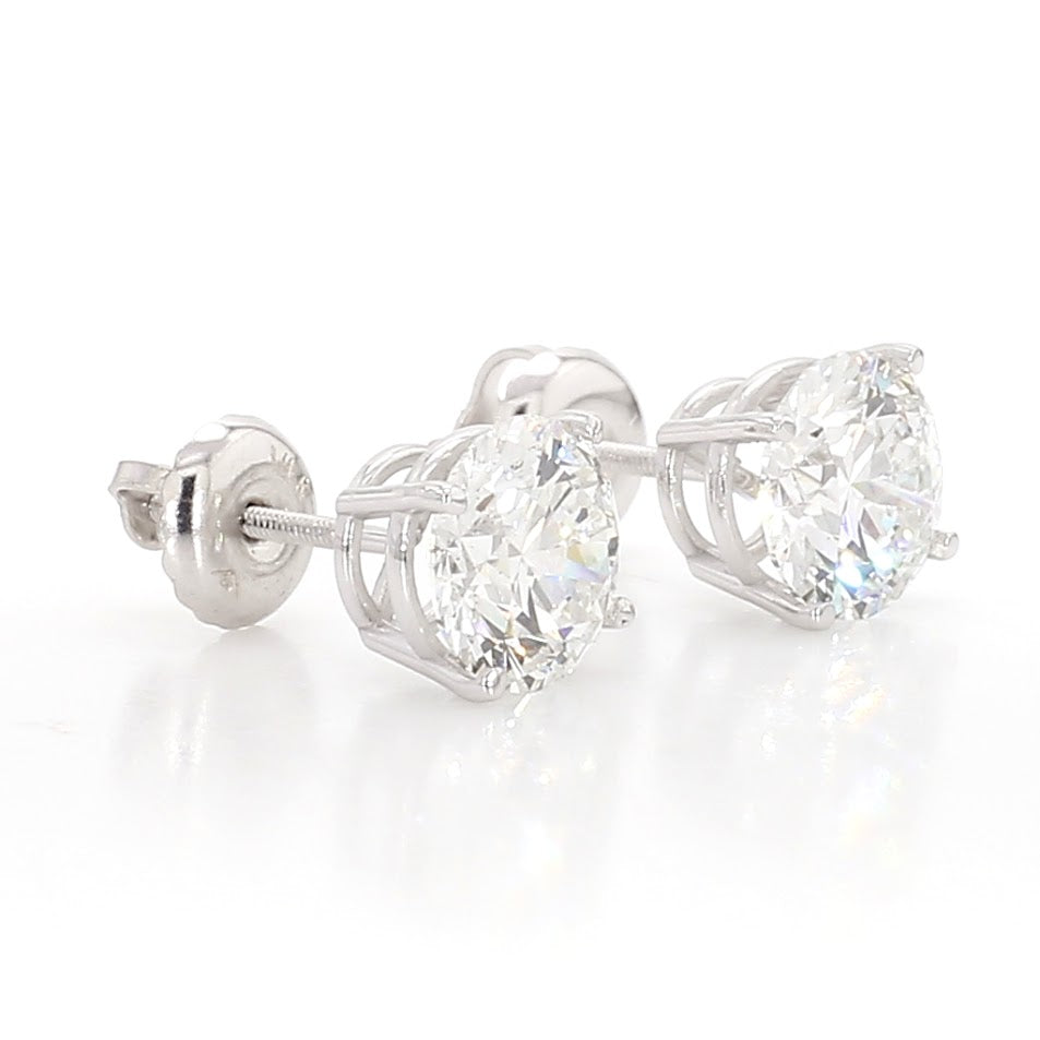 Buy 2 Carat Diamond Stud Earrings Online in USA | 14k Gold